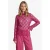 FLURESK top met print – roze