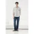Regular Fit Lange Mouw Velours Shirt met Zak