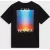 Casablanca Gradient Stacked Logo Zwart T-shirt