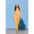 TRENDYOLMİLLA Dames Oranje Effen Maxi Mouwloos Recht Avond & Gala Jurk