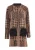 Faina Vest Dames Donker roze zwart
