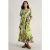 White Stuff Phoebe Midi Dress Green Multi