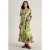 White Stuff Phoebe Midi Dress Green Multi