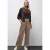 Street One Dames Straight Legs corduroy broek in Bruin