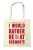 LOGOSHIRT Shopper ‘Harry Potter – I Would Rather Be At Hogwarts’  beige / robijnrood
