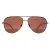 Quay High Key Micro GLD goudbruin zonnebril
