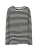 Name It T-shirt Nkfsuraja Xsl Ls Top Noos 13221091 Black Pattern Stripe Dames
