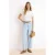 TRENDYOLMİLLA Dames Blauw Effen Barrel Normale taille Jeans