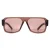Prada PR22YS 17O60B transparant bruin lichtbruine zonnebril