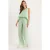 V-hals Katoenen Blouse-Broek Twee-Piece Set