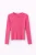 Geknoopte Slim Fit Ribbelgebreide Cardigan