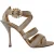 Dolce & Gabbana Bronzen Kristallen Strap Sandalen Schoenen