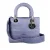 Dior Caro Mini Tas Paarse Canvas