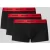 HUGO Boxershort met labeldetails in een set van 3 stuks
