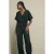 LOLALIZA jumpsuit met ceintuur – zwart