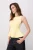 TRENDYOLMİLLA Dames Geel Gestreept Mouwloos Peplum Blouses