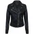 Dames klassiek leren Brando bikerjack-Loughton