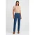 Hoge Taille Rechte Pijpen Katoenen Jeans