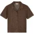 Malelions Women Monogram Wave Towelling Shirt | Espresso