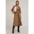 Motivi Chemisier Dress With Knot Brown