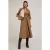 Motivi Chemisier Dress With Knot Brown