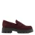 Graceland chunky suèdelook loafers – bordeaux