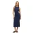Dames midi-jurk met gedraaid rugpand van jersey Superdry