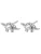 Hey Happiness Oorbellen ‘Dino Joy’  zilver