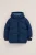 WE Fashion – Jongens gewatteerde jas met fleecevoering – Regular fit – Donkerblauw –