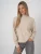 Boiled cashmere pullover met opstaande kraag