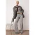 TRENDYOLMİLLA Dames Grijs Effen Wijde pijp Hoge taille Jeans