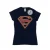 DC Comics Dames/Dames Supergirl Logo Katoenen T-Shirt (Deep Navy)