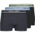 Jack & Jones Heren boxershorts trunks jacteddy 3-pack donkerblauw/zwart