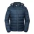 Russell Heren Nano Gewatteerd jack met capuchon (Franse marine)