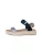 WODEN Sandaal ‘Line’  beige / marine / lavendel