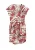 s.Oliver Jurk  lichtbeige / chocoladebruin / watermeloen rood