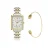 Set van horloge en oorbellen voor dames Amelia Parker Desert