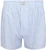 Steppin’ Out Boxershort Striped Oxford Blauw