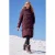 Mountain Warehouse Dames/Dames Cosy Extreme II Wrap Donsjack (Donkere Bourgogne)