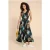 White Stuff Gigi Linen Blend Maxi Dre Black Printed