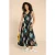 White Stuff Gigi Linen Blend Maxi Dre Black Printed