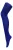 Dames 80 denier ondoorzichtige effen gekleurde panty’s – Kobalt Blauw