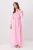 Trendyol Modest Dames Roze Effen Maxi Lang A-lijn Modest Jurken
