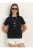 Geborduurd T-shirt met ronde hals