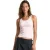 Mouwloze Geribde U-Hals Tanktop