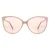 Jimmy Choo Zonnebril Lissa/S Kon K1 Naakt Glitter Goud Mirror