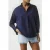 French Connection Rhodes Poplin Popover Shirt Blue
