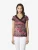 KOROSHI Shirt  rood / zwart / wit