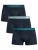 Emporio Armani Katoenen Stretchstrunks Van 3 Stuks, Blauw