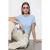 Dames Effen Crew Neck T-shirt